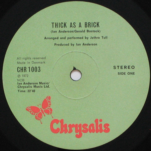 Jethro Tull - Thick As  A Brick