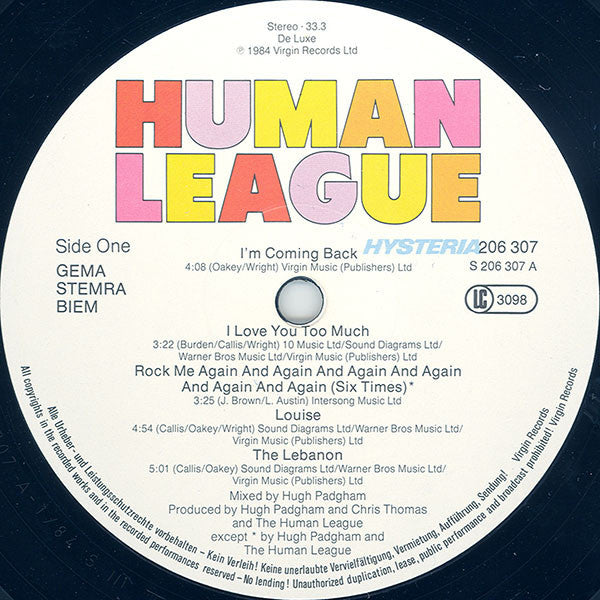 Human League - Hysteria