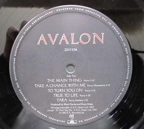 Roxy Music ‎– Avalon