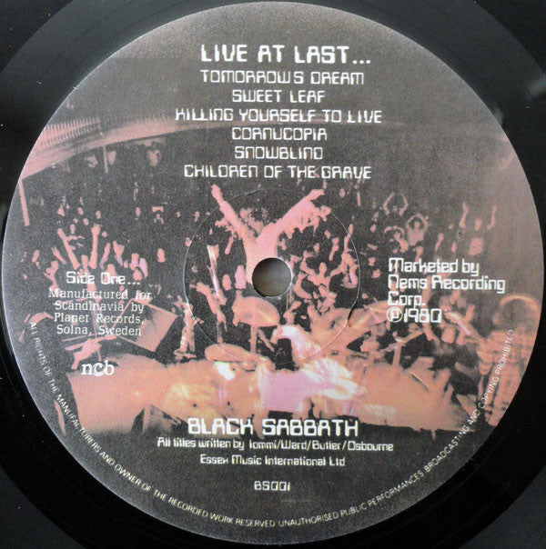 Black Sabbath - Live At Last