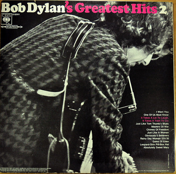 Dylan, Bob -  Bob Dylan's Greatest Hits Vol 2