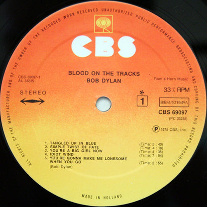 Dylan, Bob - Blood On The Tracks