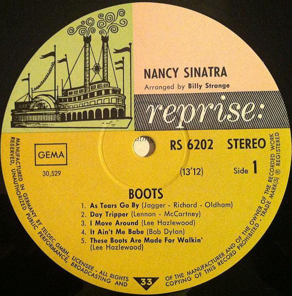 Sinatra, Nancy ‎– Boots