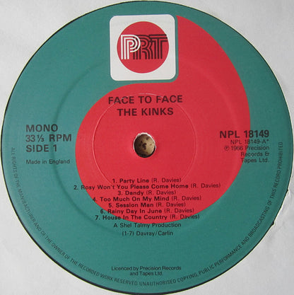 Kinks - Face To Face