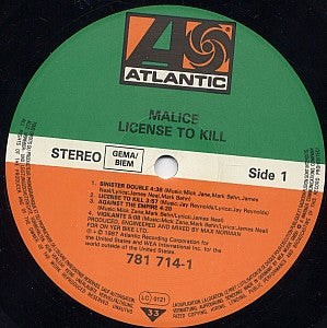 Malice - License to kill