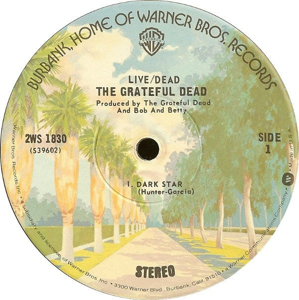 Grateful Dead - Live/Dead – Vinyl Shop - RecordPusher