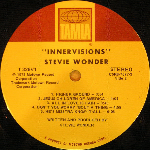 Wonder, Stevie - Innervisions
