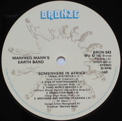 Manfred Mann's Earth Band ‎– Somewhere In Afrika