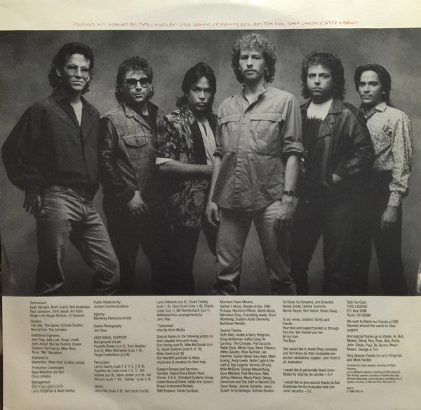 Toto ‎– Fahrenheit