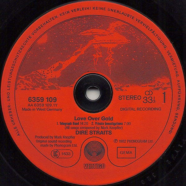 Vinyle Love Over Gold – Dire Straits – Virgin Megastore