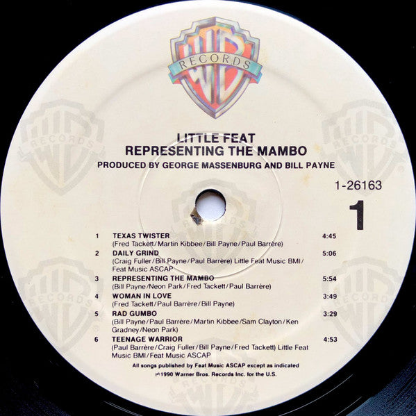 Little Feat ‎– Representing The Mambo