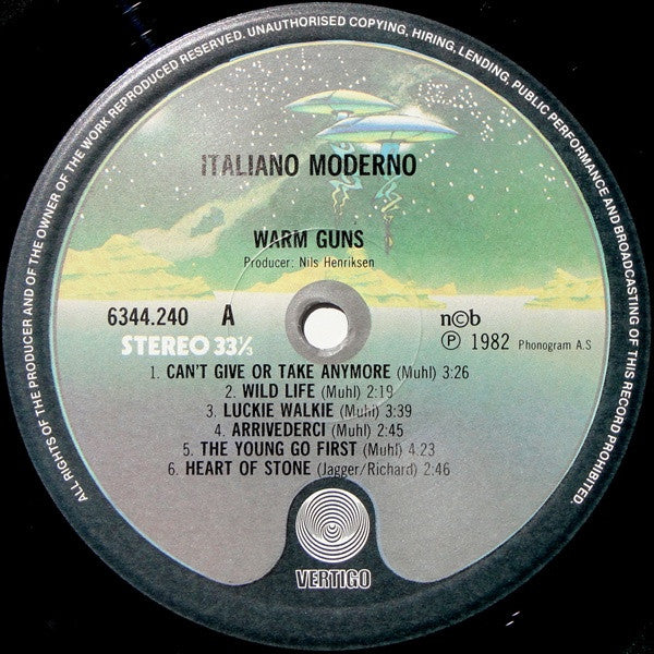 Warm Guns - Italiano Moderno