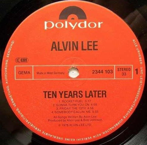 Lee, Alvin - Ten Years Later