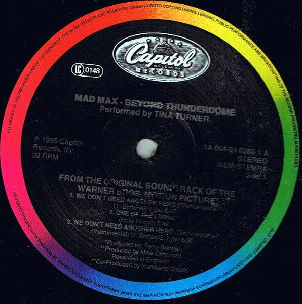 Mad Max Beyond Thunderdome - OST