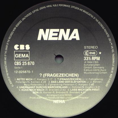Nena -  ? (Fragezeichen)