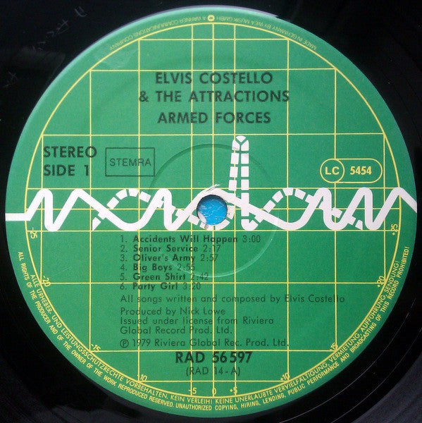 Costello, Elvis And The Attractions - Armed Forces - RecordPusher  