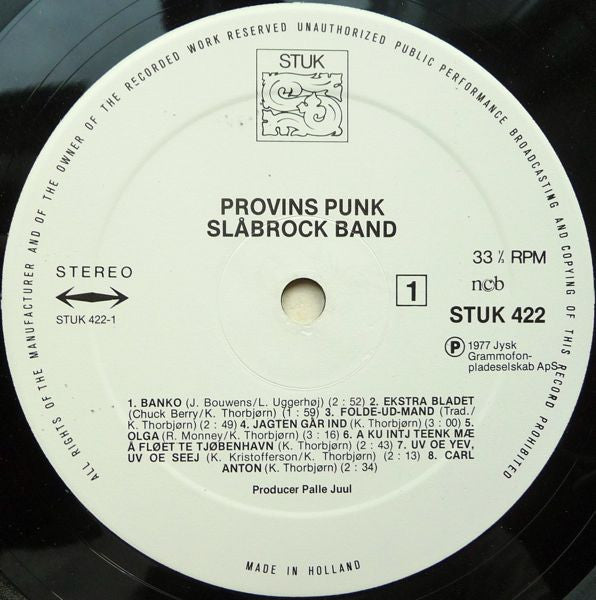 Slåbrock Band - Provins Punk