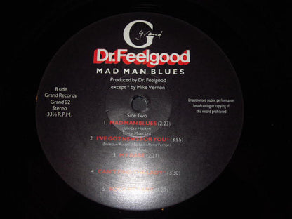 Dr. Feelgood ‎– Mad Man Blues