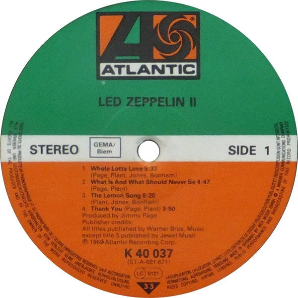 Led Zeppelin - Led Zeppelin II - RecordPusher  