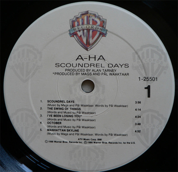 A-ha - Scoundrel Days