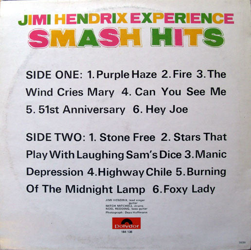 Hendrix, Jimi  Experience - Smash Hits