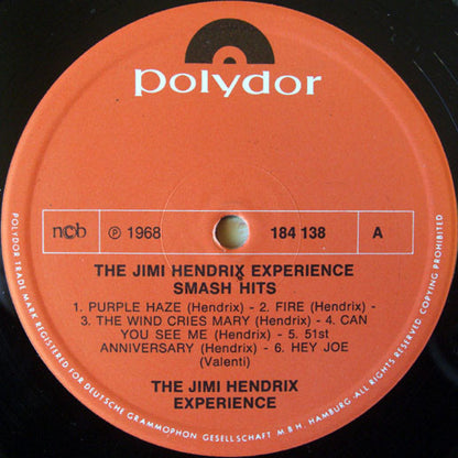 Hendrix, Jimi  Experience - Smash Hits