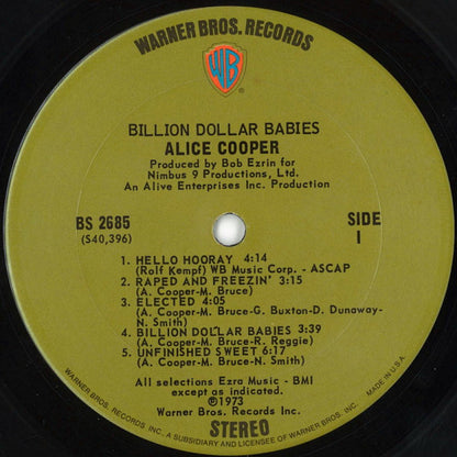 Cooper, Alice ‎– Billion Dollar Babies