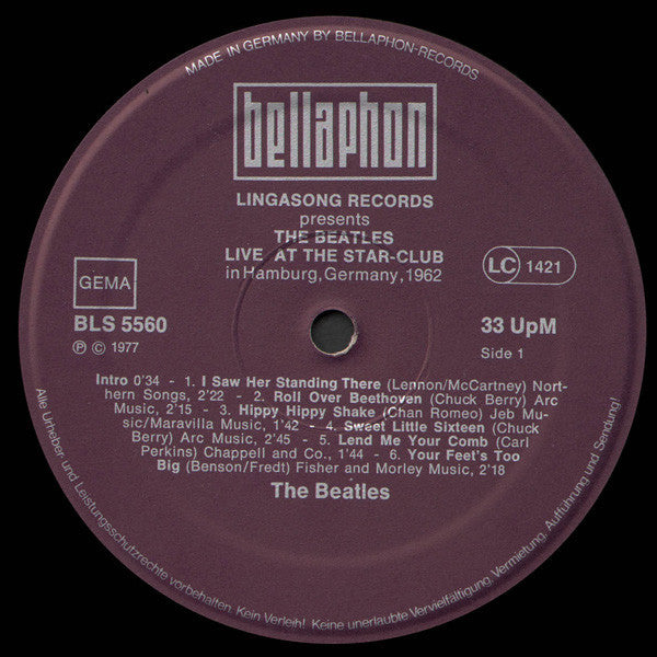 Beatles – Live! At The Star-Club In Hamburg, Germany; 1962