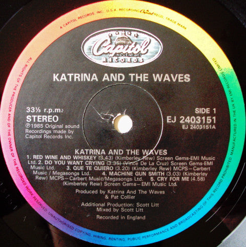Katrina And The Waves ‎– Katrina And The Waves