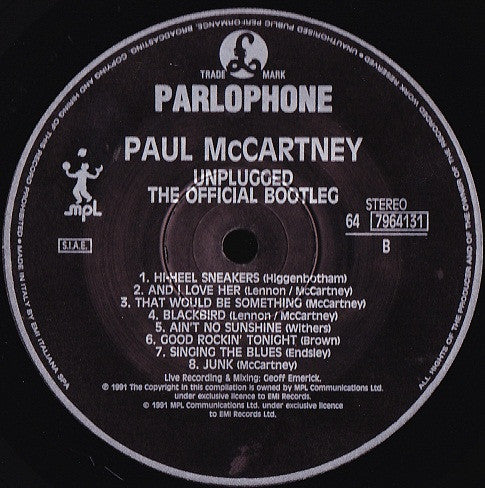 McCartney, Paul - Unplugged The Official Bootleg