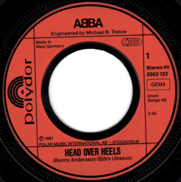 ABBA - Head Over Heels - RecordPusher  