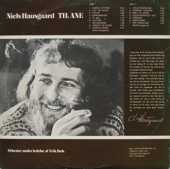 Hausgaard, Niels  ‎– Til Ane
