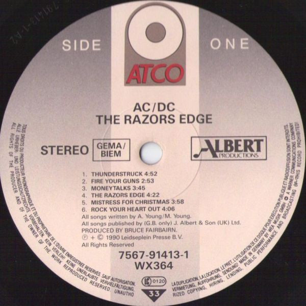 AC/DC - Razors Edge - RecordPusher  