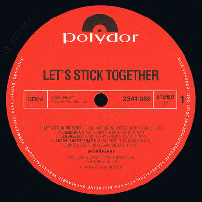Ferry, Bryan - Let's Stick Together