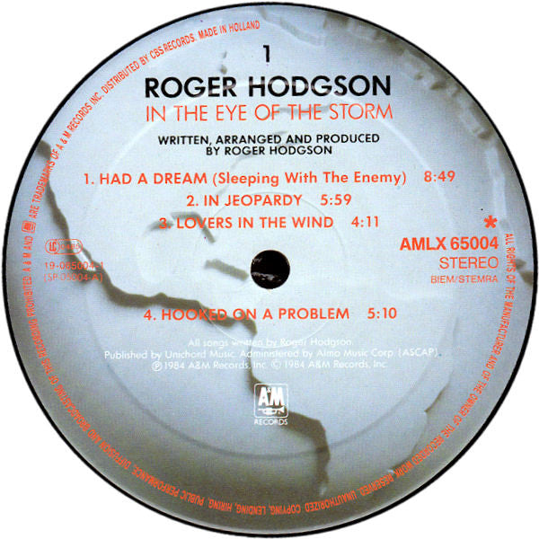 Hodgson, Roger - In The Eye Of The Storm
