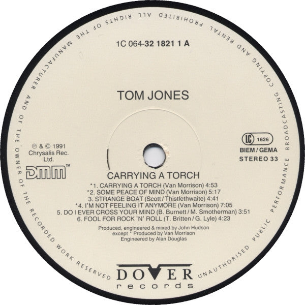 Jones, Tom - Carrying A Torch