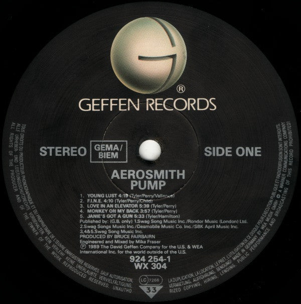 Aerosmith - Pump - RecordPusher  