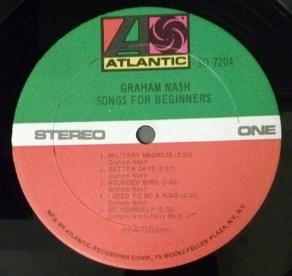 Nash, Graham ‎– Songs For Beginners
