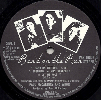 McCartney, Paul & Wings - Band On The Run