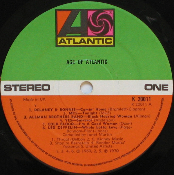 Age Of Atlantic - V/A
