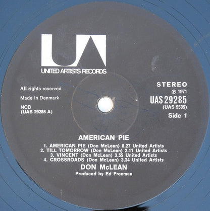 Mclean, Don - American Pie