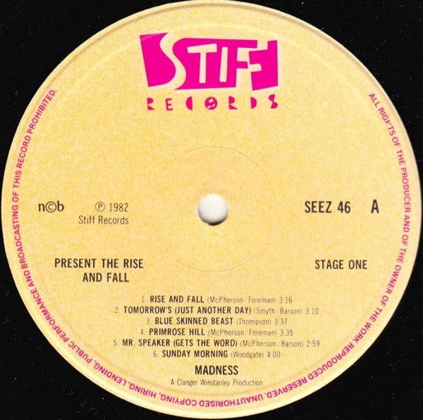 Madness ‎– The Rise And Fall