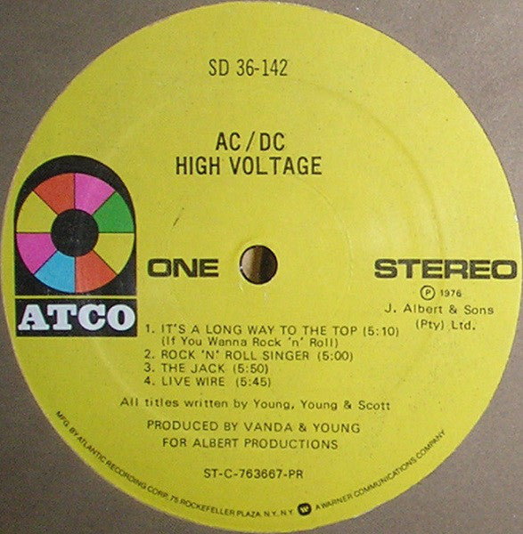 AC/DC - High Voltage