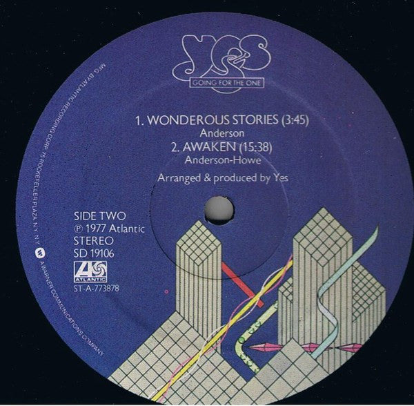 Yes ‎– Going For The One