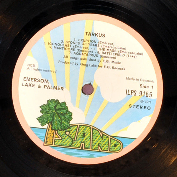 Emerson, Lake And Palmer - Tarkus – RecordPusher - International Vinyl Record Store Emerson, Lake And Palmer - Tarkus – RecordPusher - International Vinyl Record Store