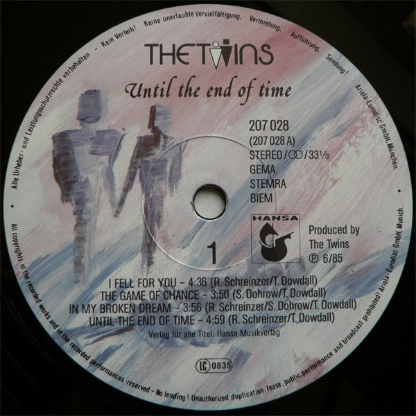 Twins ‎– Until The End Of Time