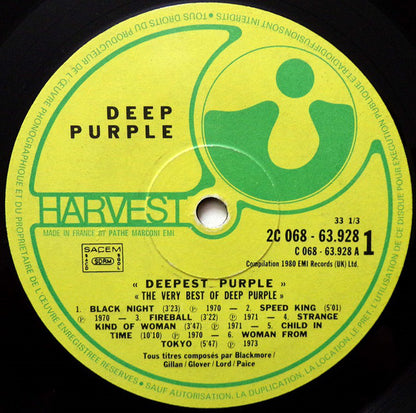 Deep Purple ‎– Deepest Purple : The Very Best Of Deep Purple