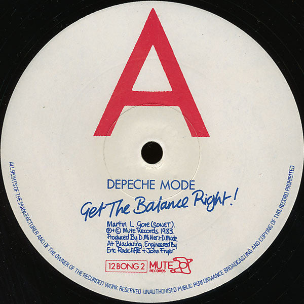 Depeche Mode - Get The Balance Right!