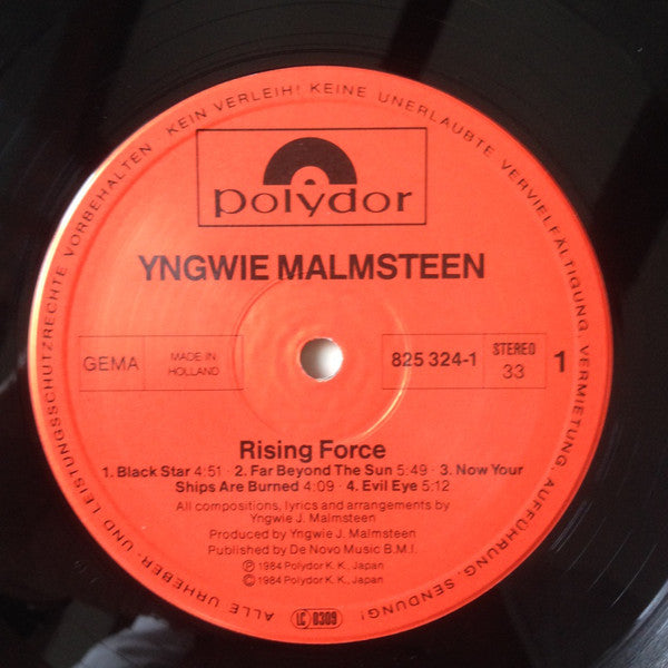 Yngwie J. Malmsteen's Rising Force ‎– Rising Force