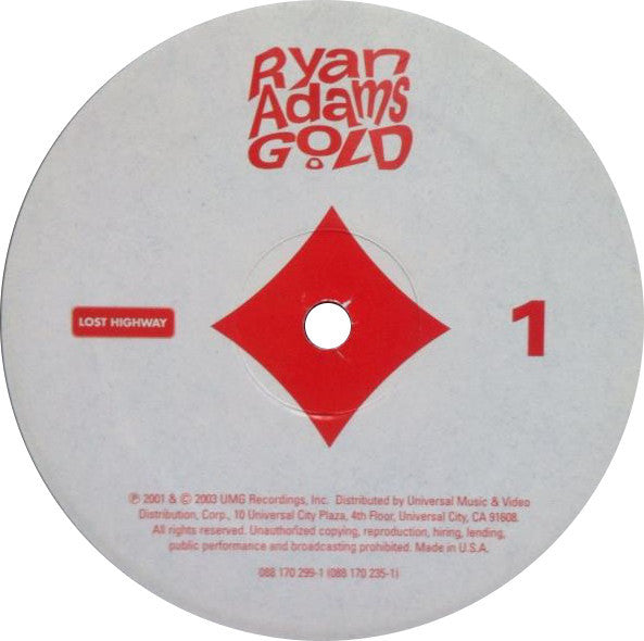 Adams, Ryan - Gold - RecordPusher  